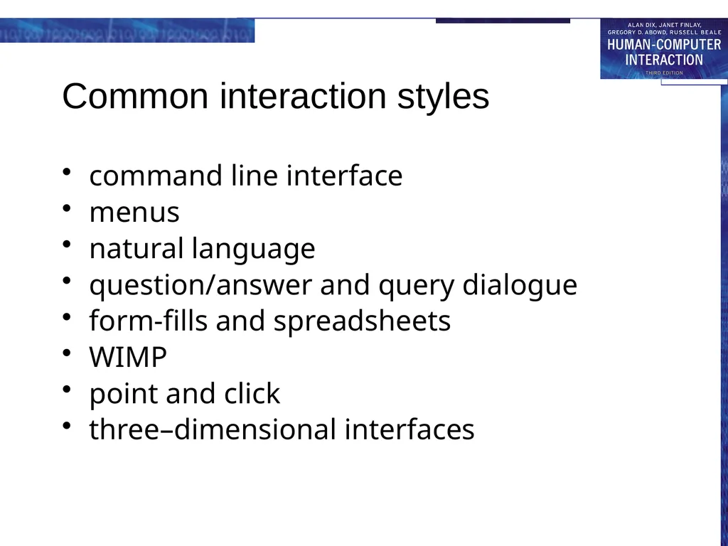 chapter 3 the interaction The Interaction - slide 22 of 70