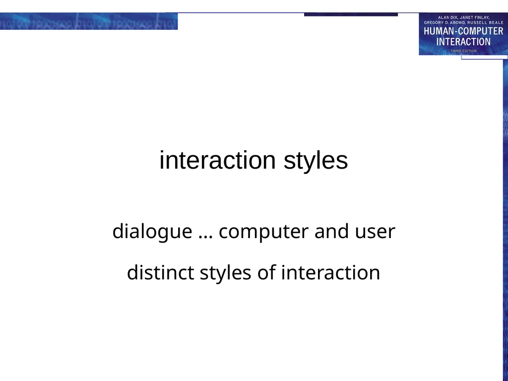 chapter 3 the interaction The Interaction - slide 21 of 70