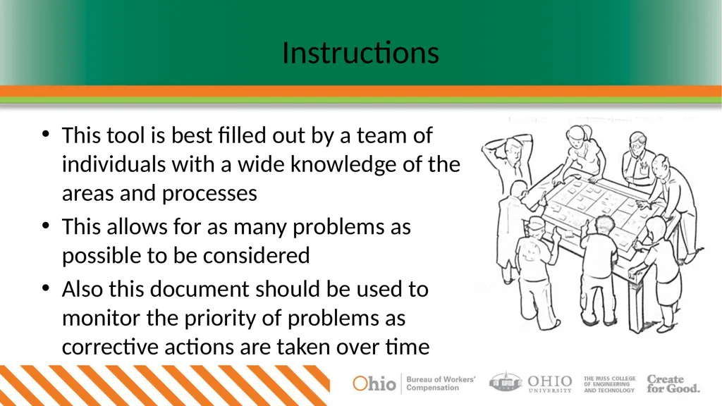 Prioritization Tool Purpose A facility or process - slide 3 of 10