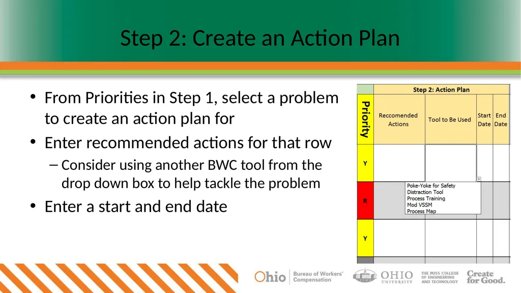 Prioritization Tool Purpose A facility or process - slide 9 of 10