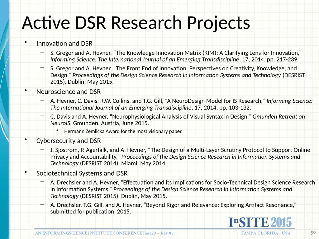 Designing Informing systems: What Research Tells - slide 48 of 49