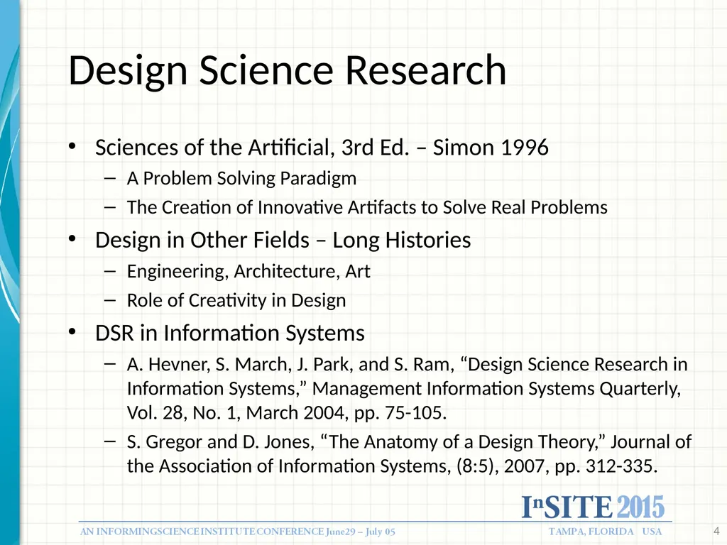 Designing Informing systems: What Research Tells - slide 4 of 49