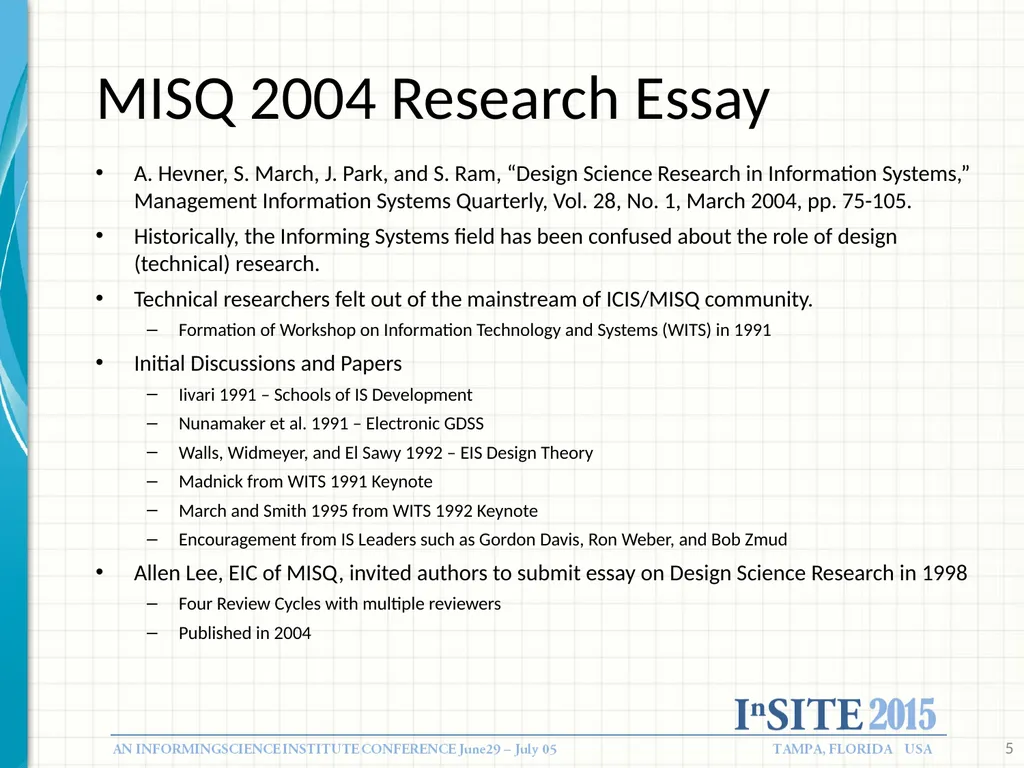 Designing Informing systems: What Research Tells - slide 5 of 49