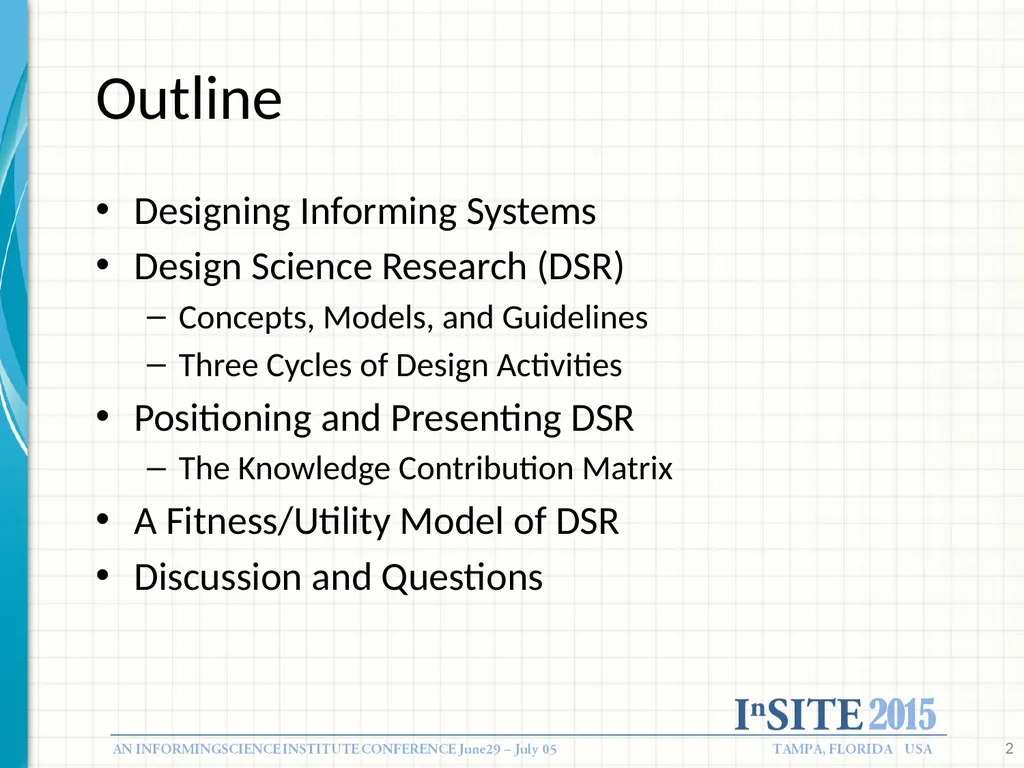 Designing Informing systems: What Research Tells - slide 2 of 49