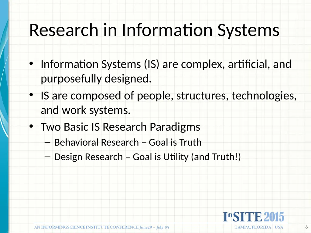 Designing Informing systems: What Research Tells - slide 6 of 49