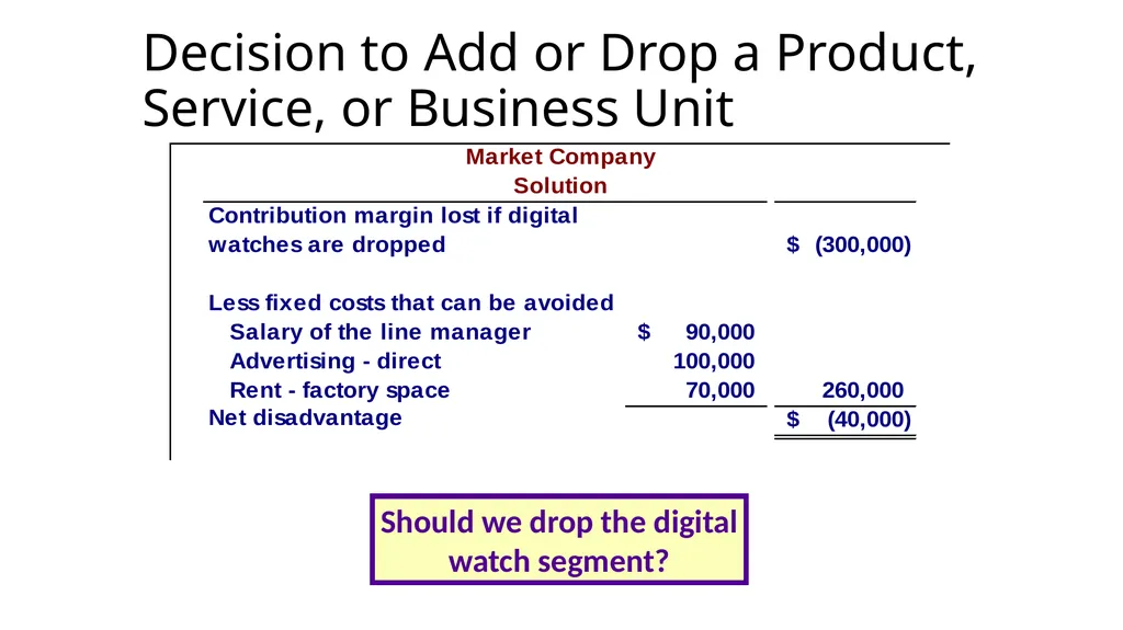 Differential Analysis and Decision Making Upon - slide 32 of 50