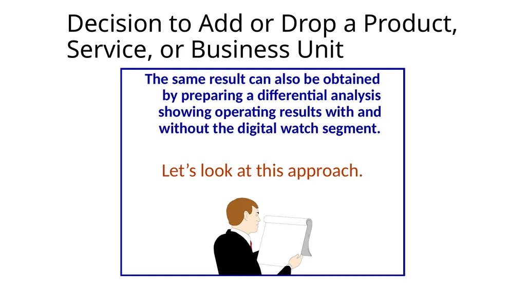 Differential Analysis and Decision Making Upon - slide 33 of 50