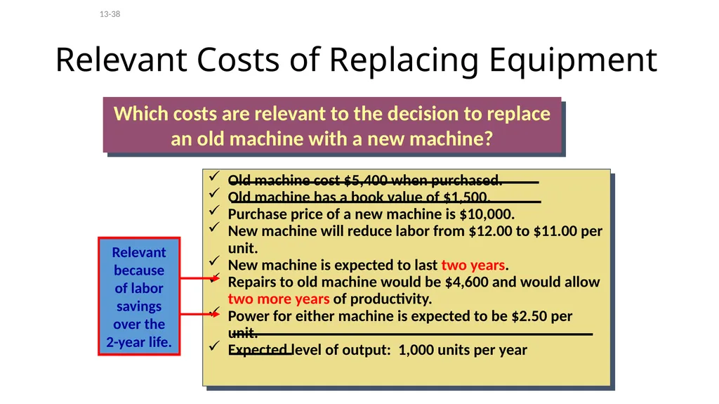 Differential Analysis and Decision Making Upon - slide 38 of 50
