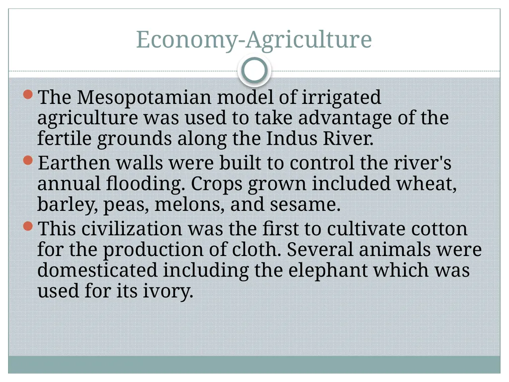 INDUS VALLEY CIVILIZATION 3000 BC - 1500 BC In - slide 44 of 62