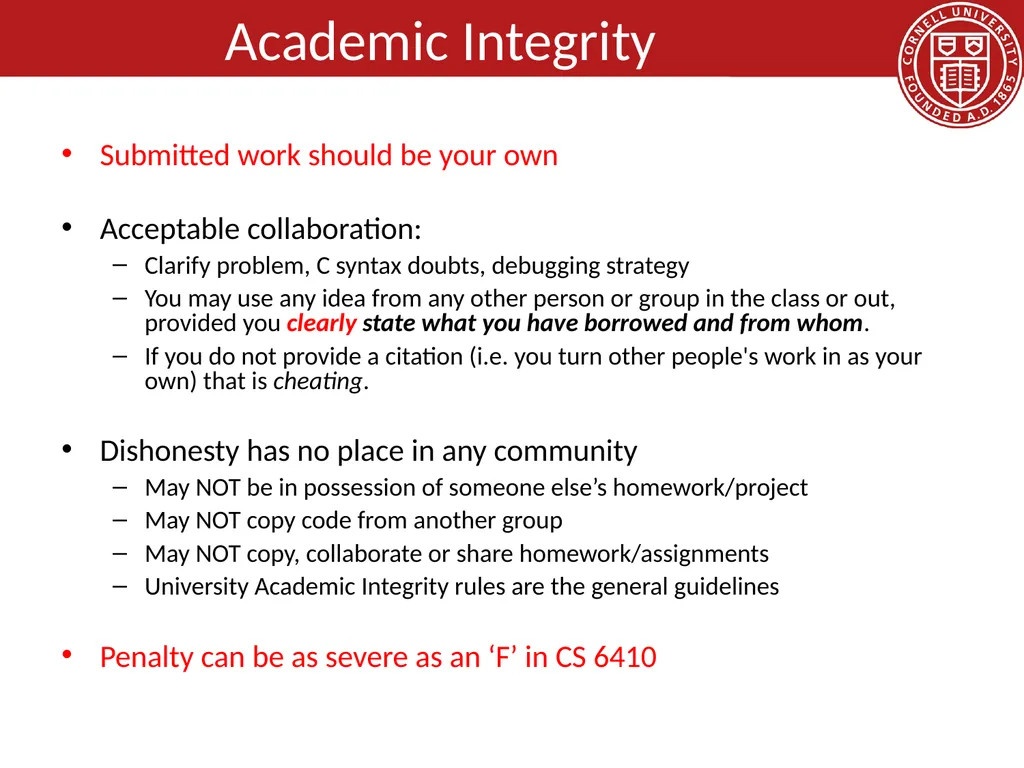 CS 5413: High Performance Systems and Networking - slide 36 of 38