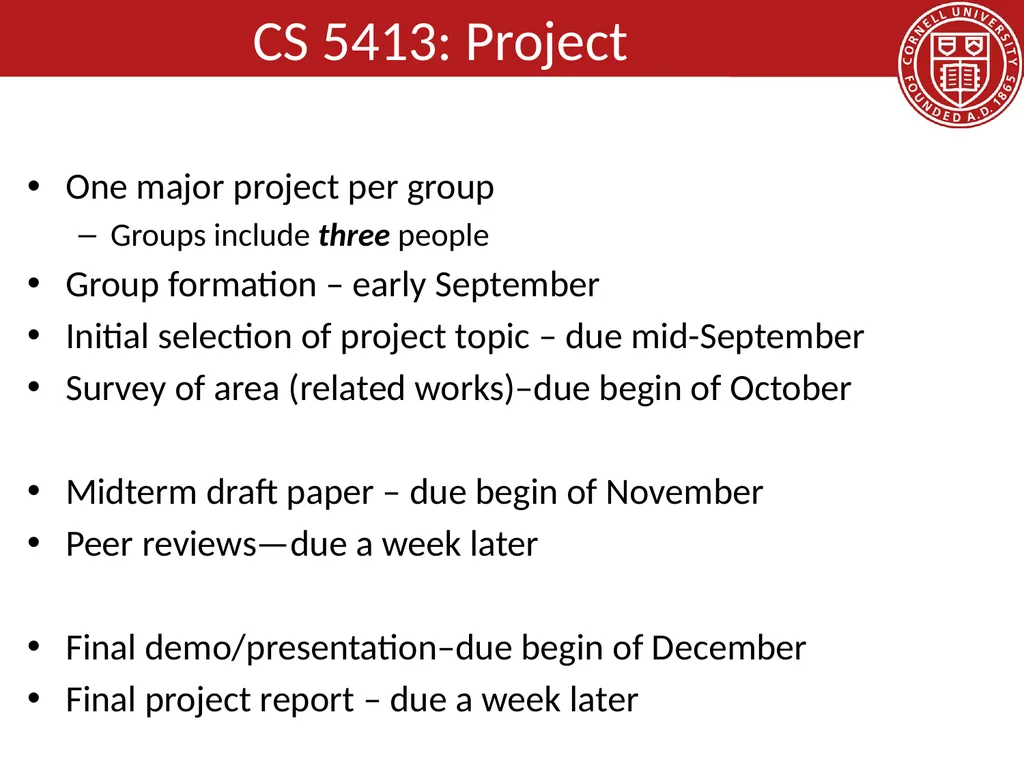 CS 5413: High Performance Systems and Networking - slide 33 of 38