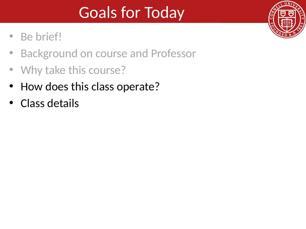 CS 5413: High Performance Systems and Networking - slide 24 of 38
