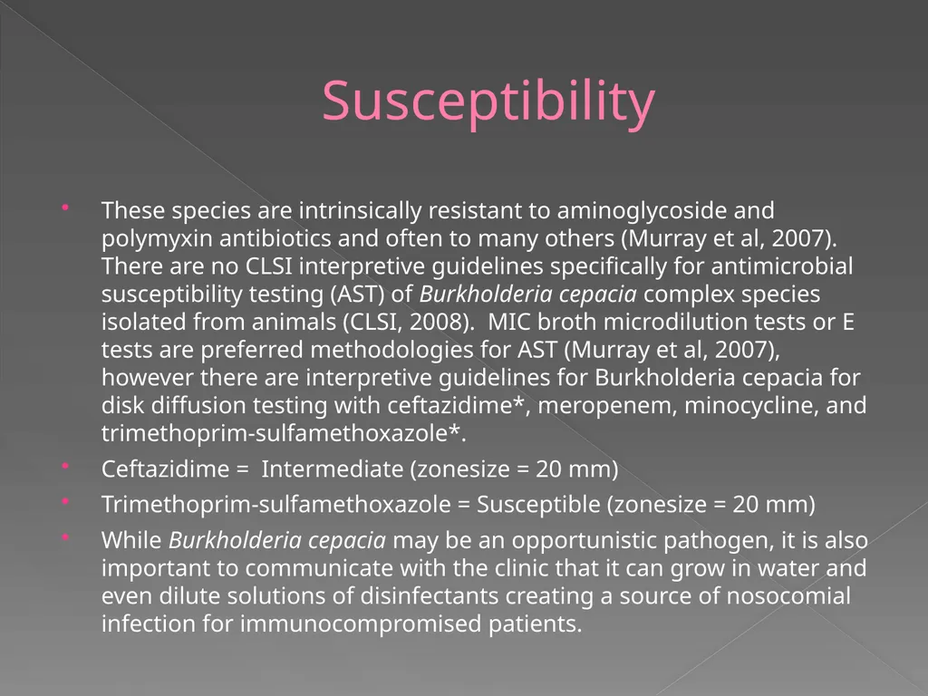 2009 AAVLD Internal Bacteriology Quality Assurance - slide 6 of 32