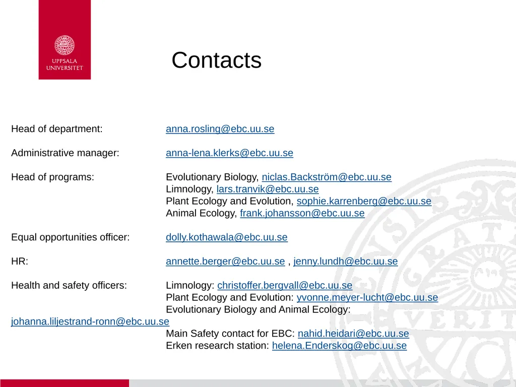 Work environment and Equal Opportunities at IEG In - slide 4 of 4