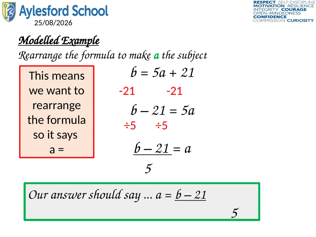 L.O To be able to simplifying a ratio Keywords - slide 2 of 18