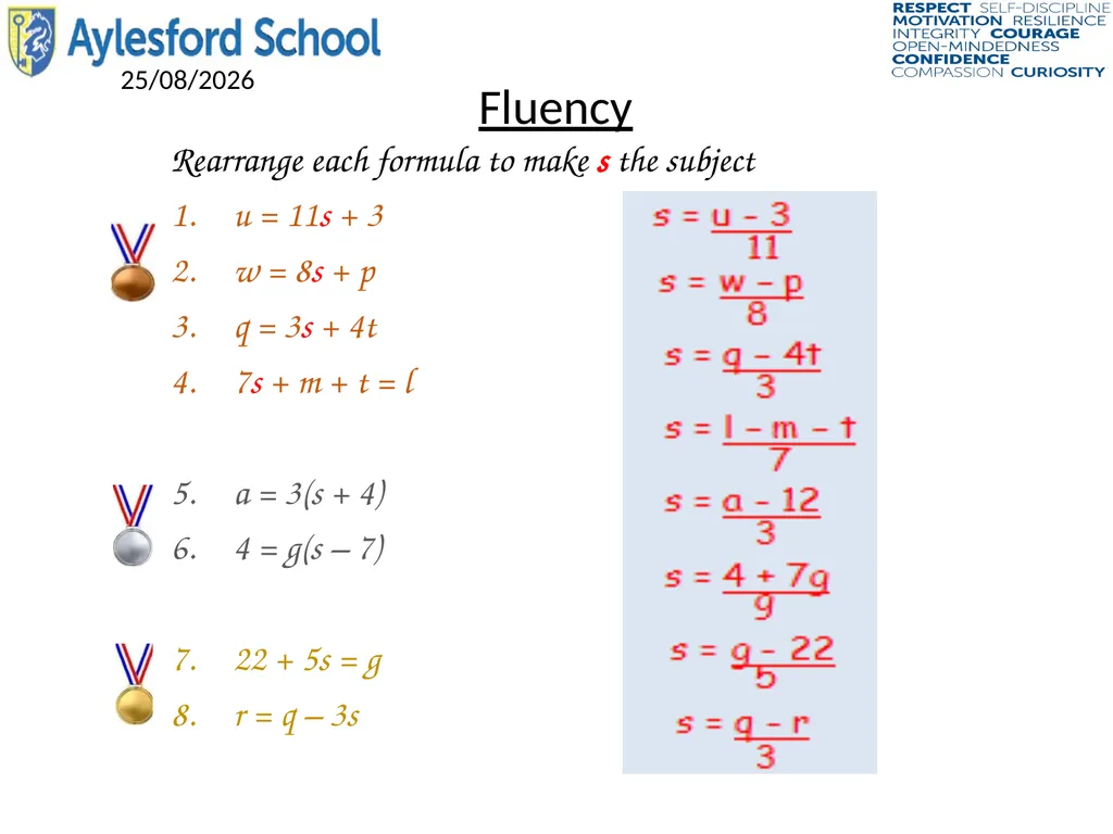 L.O To be able to simplifying a ratio Keywords - slide 3 of 18