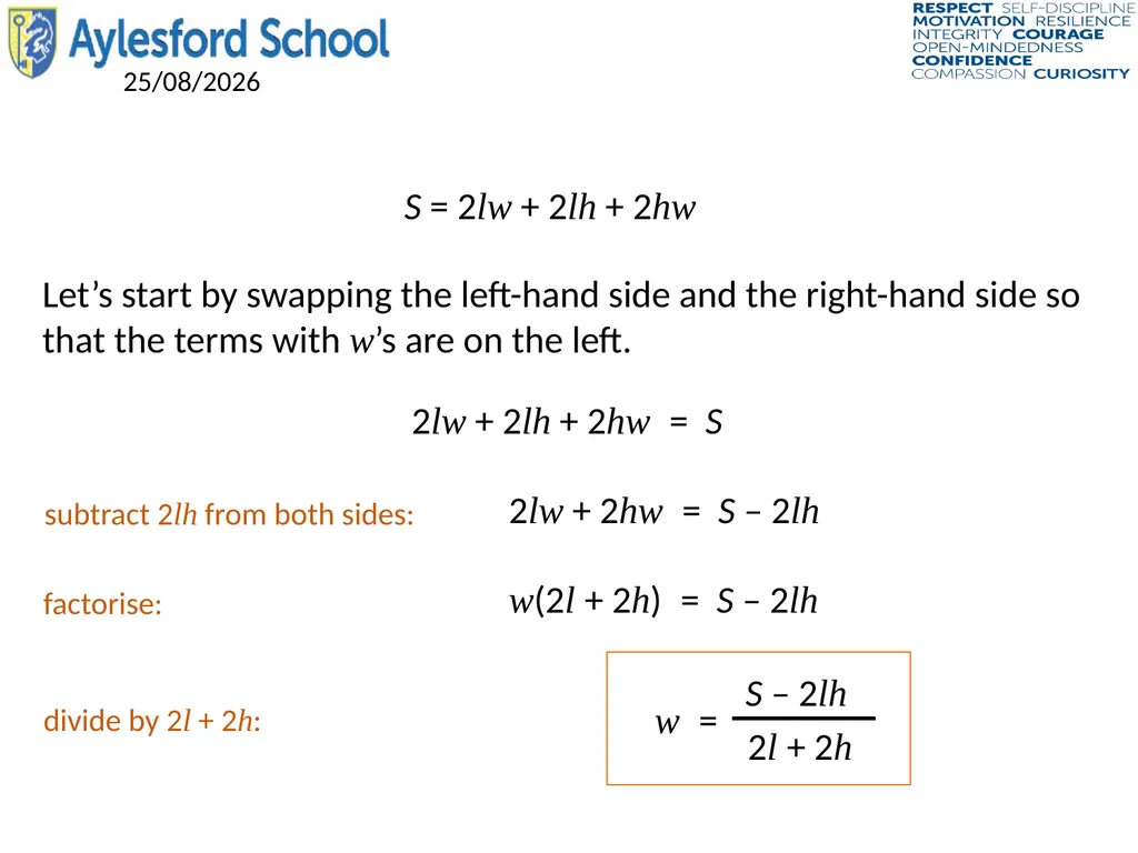 L.O To be able to simplifying a ratio Keywords - slide 13 of 18