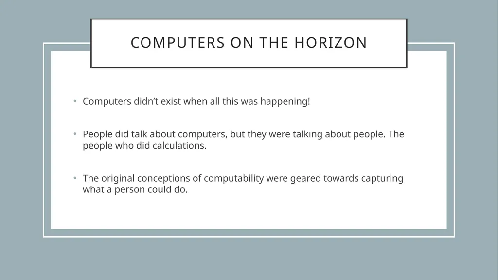 Consistency and Axioms Some pre-history of - slide 22 of 26
