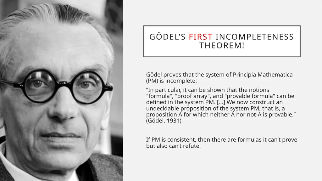 Consistency and Axioms Some pre-history of - slide 10 of 26