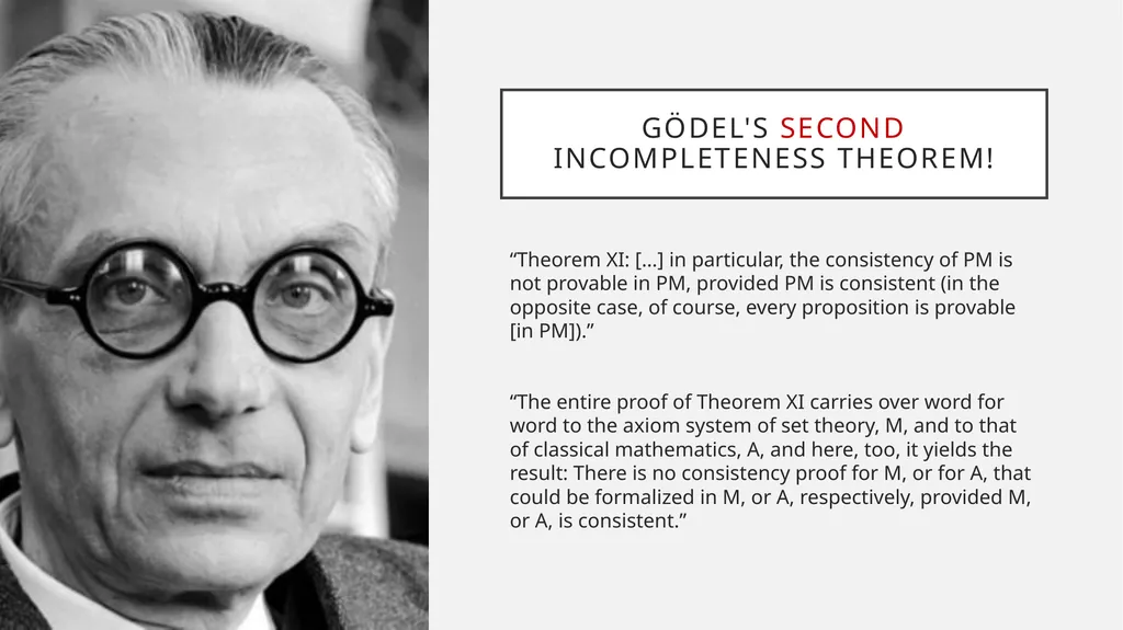 Consistency and Axioms Some pre-history of - slide 11 of 26