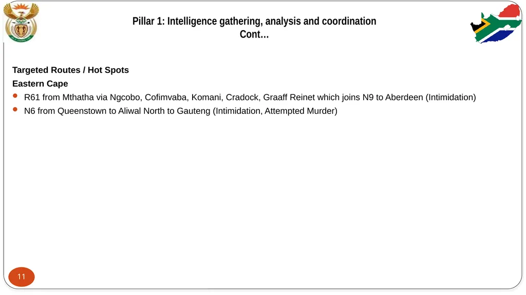 STABILITY PRIORITY COMMITTEE REPORT: FEEDBACK ON - slide 11 of 29