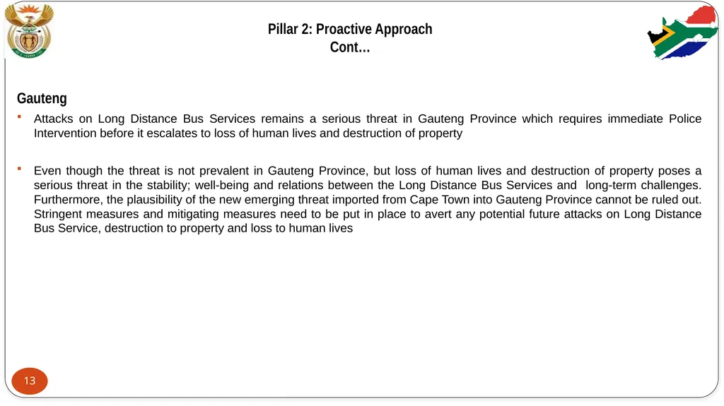 STABILITY PRIORITY COMMITTEE REPORT: FEEDBACK ON - slide 13 of 29