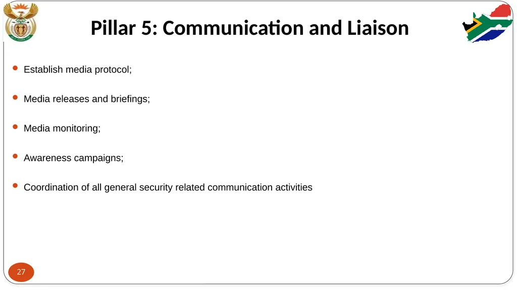 STABILITY PRIORITY COMMITTEE REPORT: FEEDBACK ON - slide 27 of 29