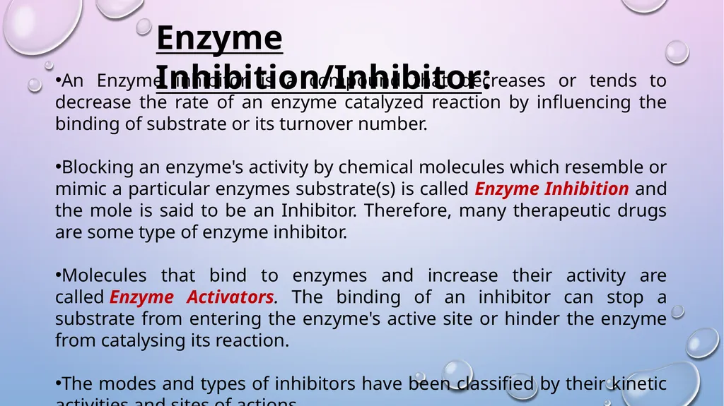 Enzyme Inhibition By-Shubhani singh thakur - slide 2 of 19