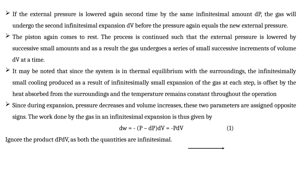 Expansion of an ideal gas and changes in - slide 5 of 9