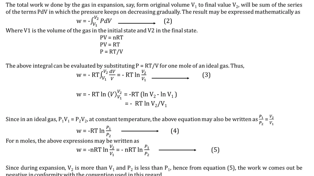 Expansion of an ideal gas and changes in - slide 6 of 9