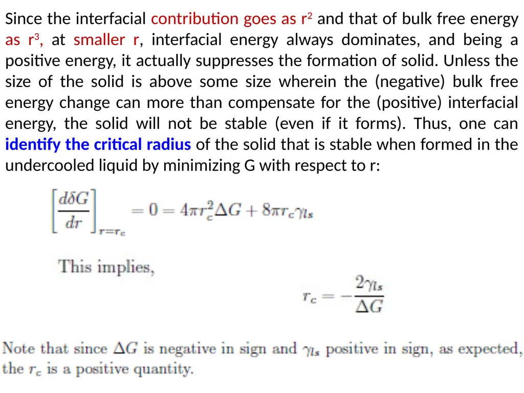 Interfacial Phenomena Examining the energy of the - slide 16 of 19
