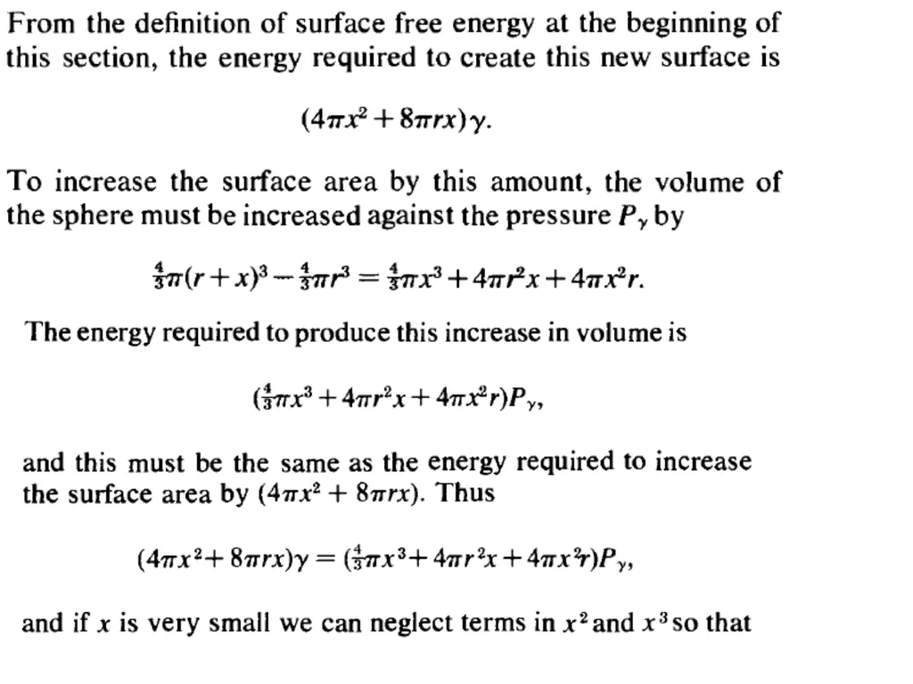 Interfacial Phenomena Examining the energy of the - slide 8 of 19