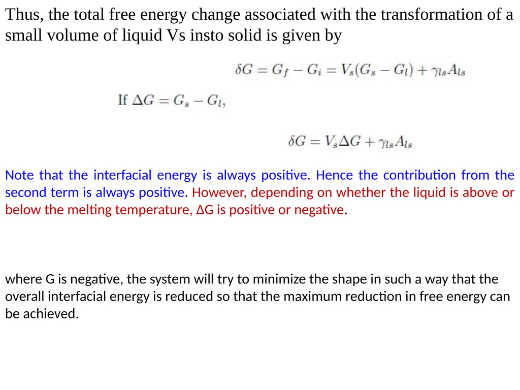 Interfacial Phenomena Examining the energy of the - slide 14 of 19