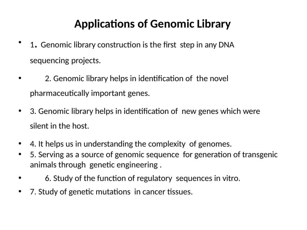 LIBRARY CONSTRUCTION AND SCREENING S. YAMINI - slide 17 of 27