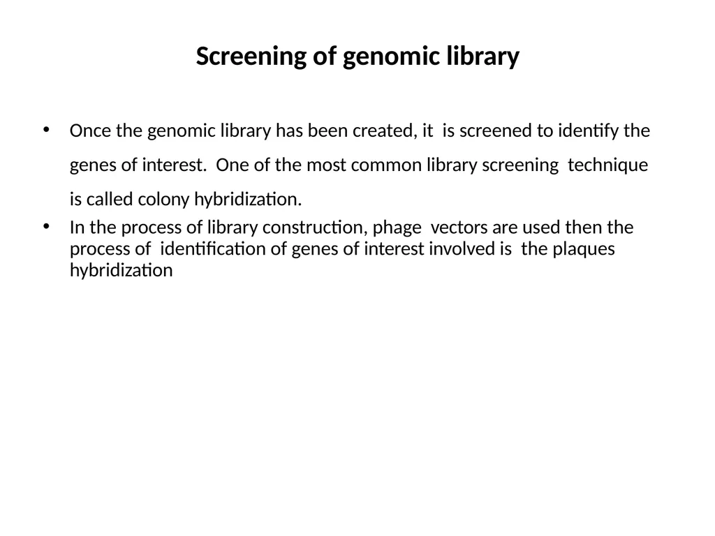LIBRARY CONSTRUCTION AND SCREENING S. YAMINI - slide 14 of 27