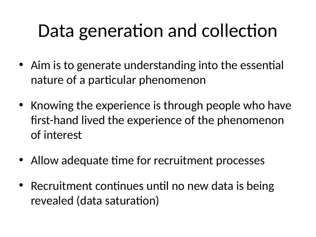 Chapter 11 Phenomenology Usher K and Jackson D. - slide 20 of 33