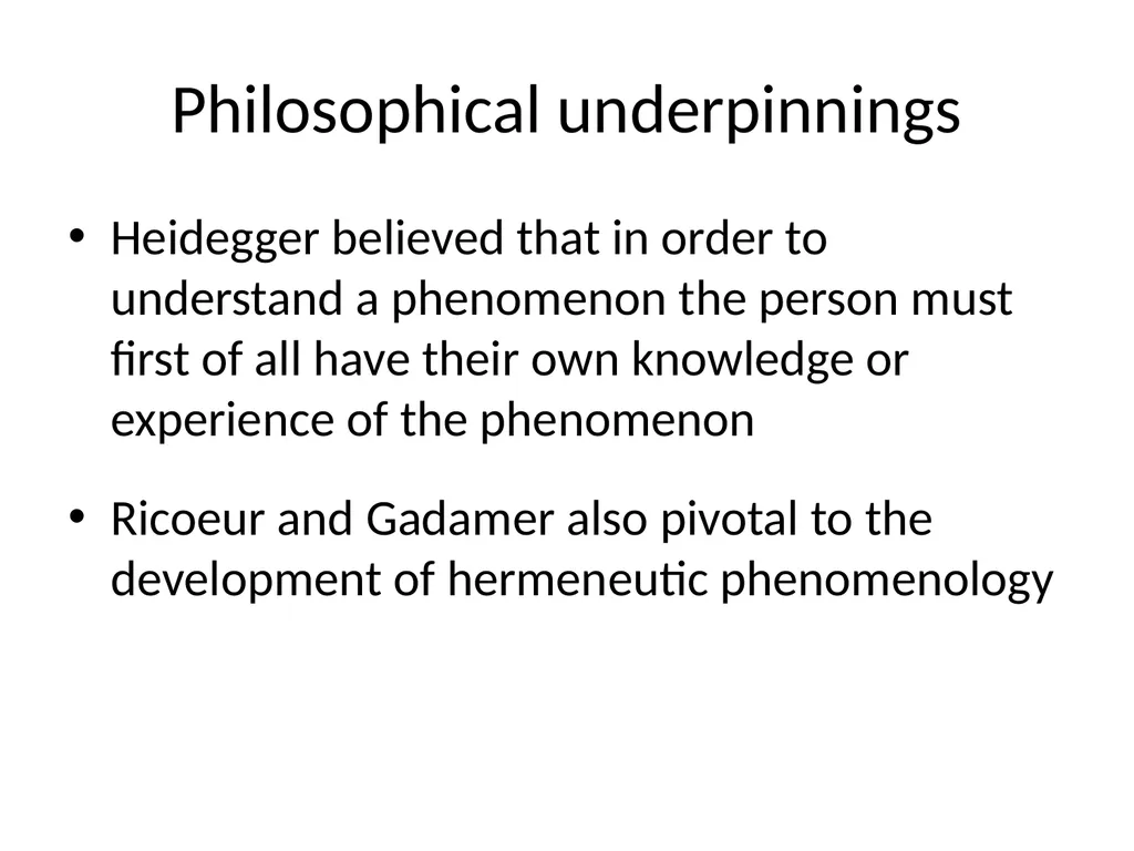 Chapter 11 Phenomenology Usher K and Jackson D. - slide 13 of 33