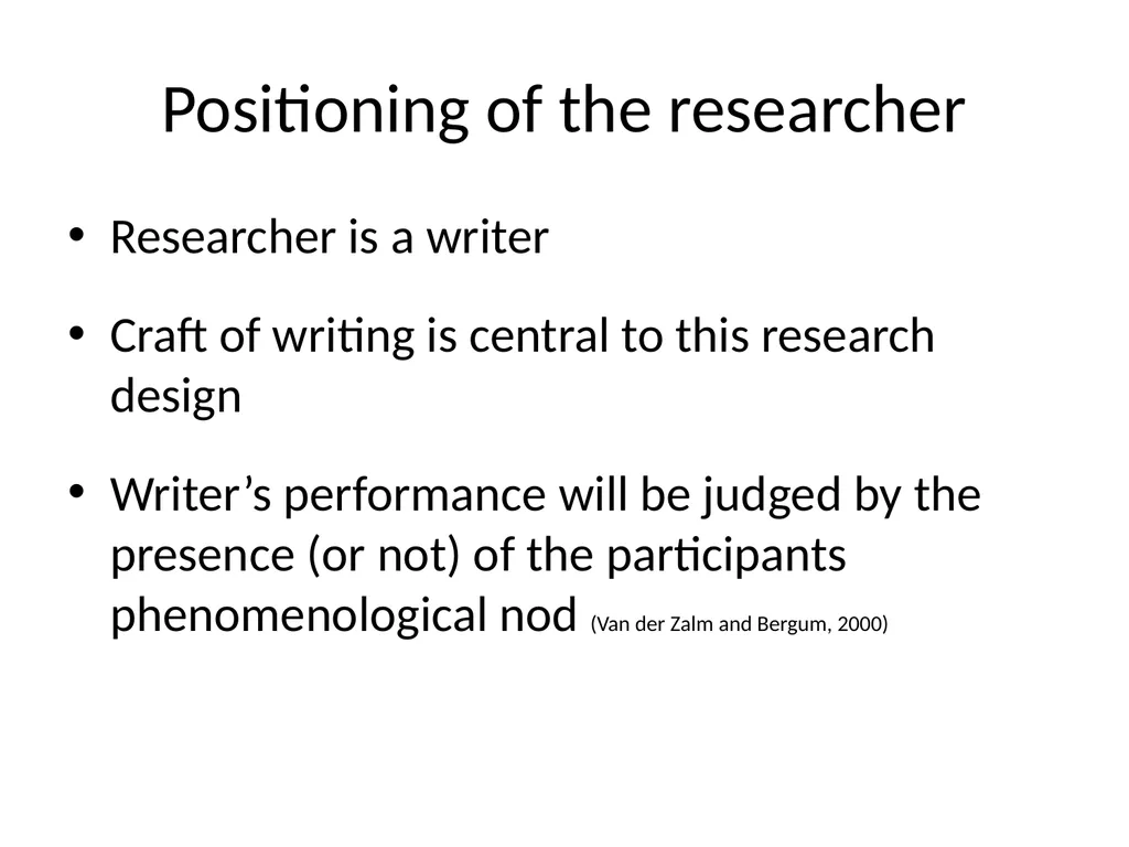 Chapter 11 Phenomenology Usher K and Jackson D. - slide 18 of 33