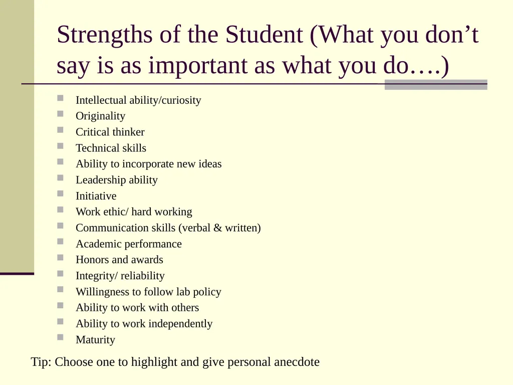 Writing Recommendation Letters Maya Schuldiner - slide 12 of 20