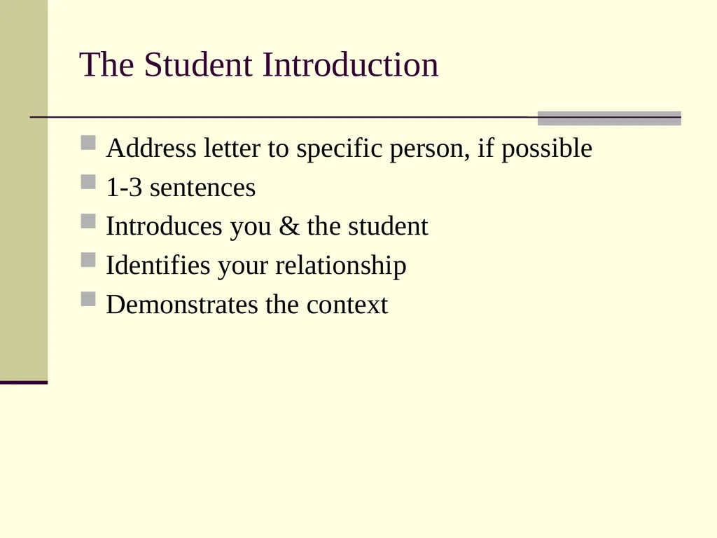 Writing Recommendation Letters Maya Schuldiner - slide 8 of 20