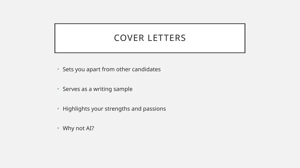 Student teaching Resume and cover letter workshop - slide 27 of 38