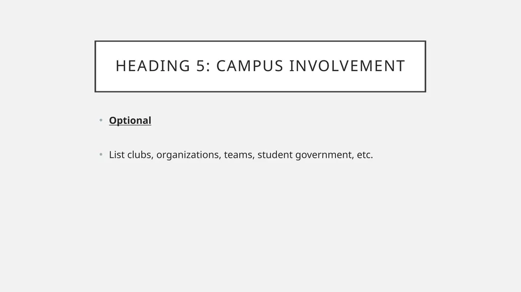 Student teaching Resume and cover letter workshop - slide 19 of 38