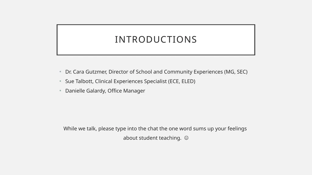 Student teaching Resume and cover letter workshop - slide 2 of 38