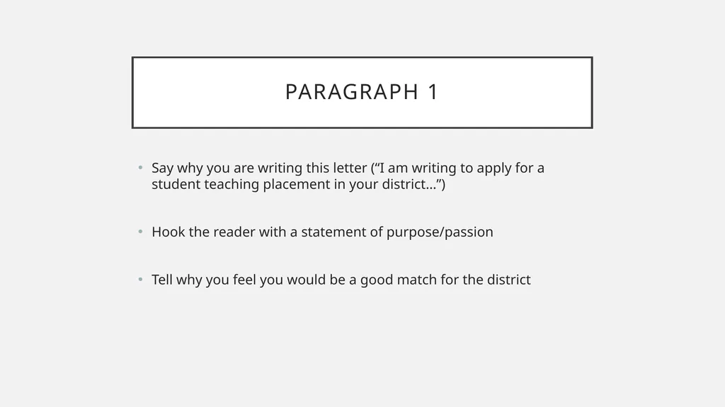 Student teaching Resume and cover letter workshop - slide 29 of 38