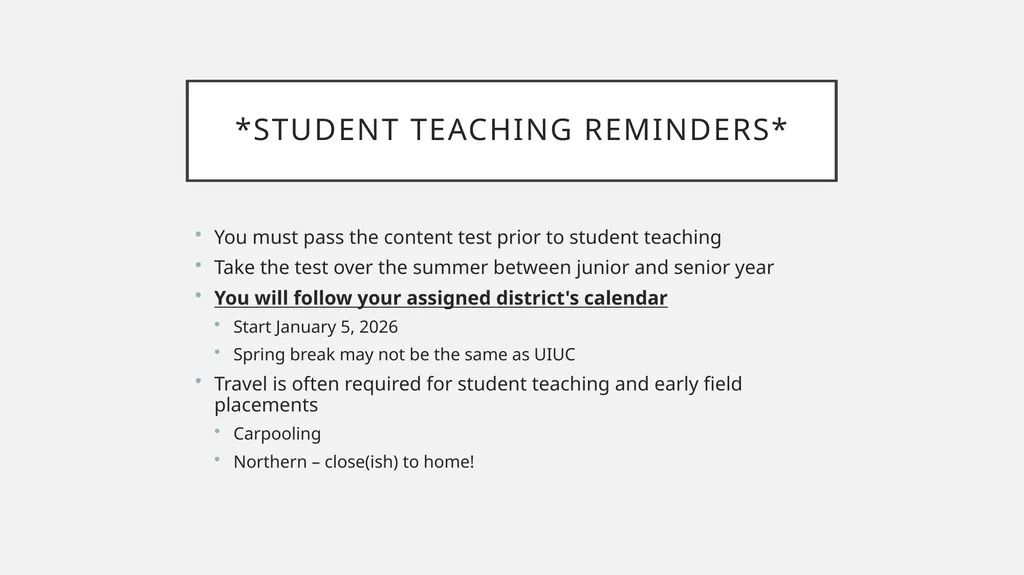 Student teaching Resume and cover letter workshop - slide 4 of 38