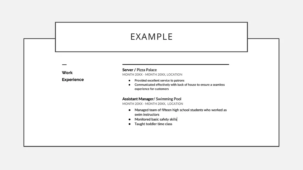 Student teaching Resume and cover letter workshop - slide 18 of 38