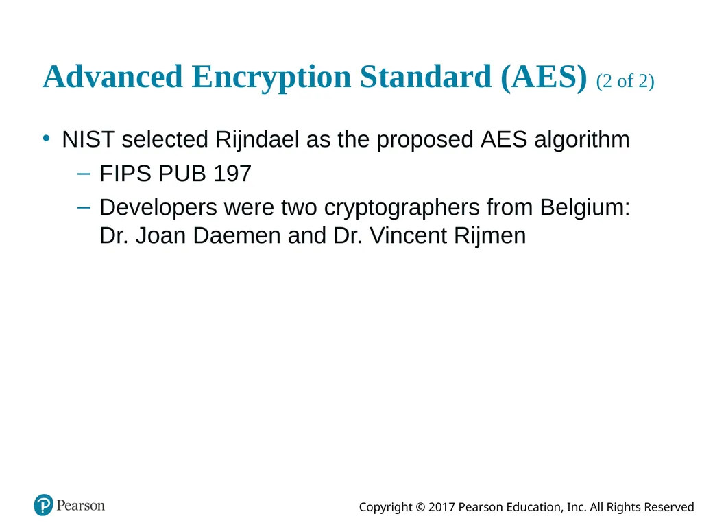 Network Security Essentials: Applications and - slide 31 of 37