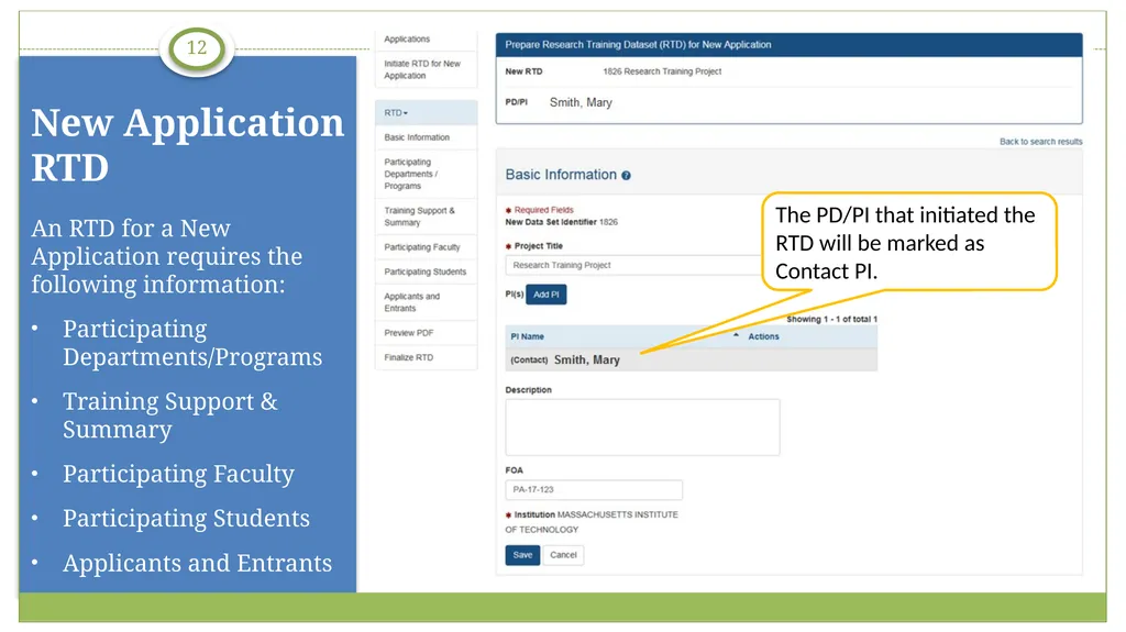electronic Research Administration (eRA) OER, OD, - slide 12 of 29