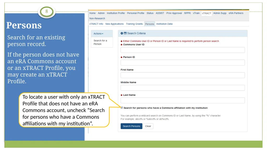 electronic Research Administration (eRA) OER, OD, - slide 8 of 29