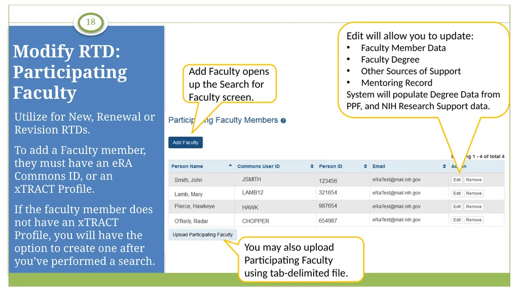 electronic Research Administration (eRA) OER, OD, - slide 18 of 29